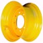 10x16.5 Skid Steer Wheels/Rims 16.5x8.25 - New Holland Yellow