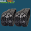 450x86x52 CTL Rubber Track- Turf Pattern