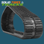 380x86x52 CTL Rubber Track- Multi-Bar Pattern