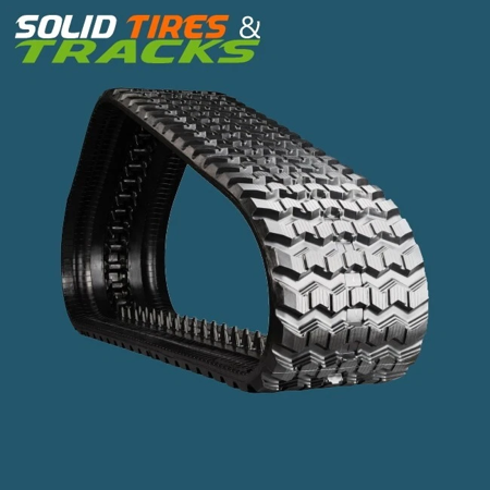 Skid Steer/ CTL Zig Zag Snow Rubber Track